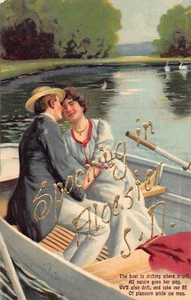 Spooning In Alcester South Dakota Postcard - Picture 1 of 2