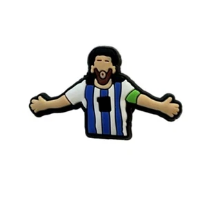 Messi Argentina Soccer Charm For Crocs - Picture 1 of 4