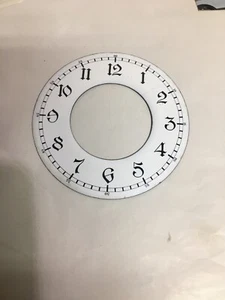 New American Clock Co. Enamel Dial - Open Center - Picture 1 of 4