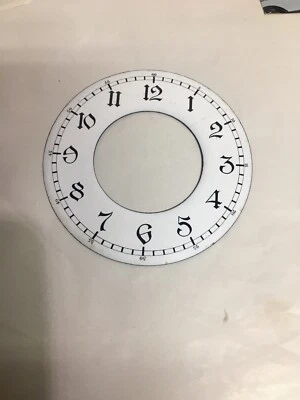 New American Clock Co. Enamel Dial - Open Center - Image 1 of 4