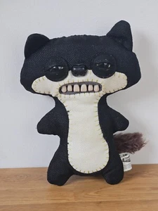 Fuggler - Black Fox - RARE CHASE - MINT BLack / Beige Burlap Gold Button - Picture 1 of 10