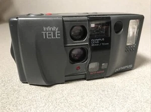 Olympus Infinity Tele Film Camera 35 mm Auto Focus Point Shoot TESTED - Picture 1 of 10