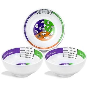 3 Pcs Portion Control Bowl Bariatric Portion Measuring Bowls for Weight Loss ... - Picture 1 of 7