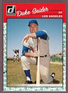 2023 Donruss Baseball 1990 Retro Liberty Reverse Variation #282 Duke Snider (BK) - Picture 1 of 1