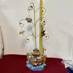 Member's Mark 24"Noah's Ark Christmas Tree 5 Hand Finished Animal Ornaments - Picture 1 of 12