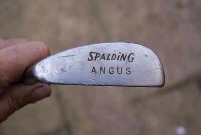 t SPALDING Angus Vintage Hickory Putter 36" Stainless Steel Head - Image 1 of 4