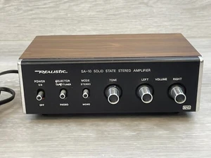 Realistic SA-10 31-1982B Amplificatore stereo a nastro/sintonizzatore phono a stato solido nero - Foto 1 di 6