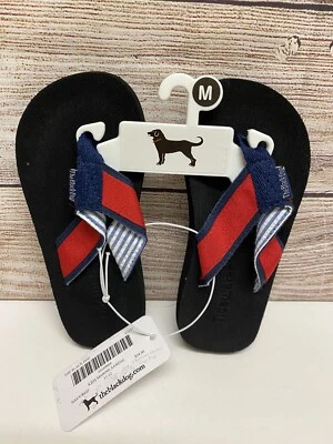 SANDALIA MARCA PERRO NEGRO UNISEX TALLA 11/12 CON ETIQUETAS CHANCLAS ROJO MARINO Foto 1 de 4