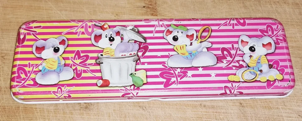 Stiftdose, -Box, Metall Tapsi-Bär, Koala, Kinder, Schule, Kindergarten... - Bild 1 von 4