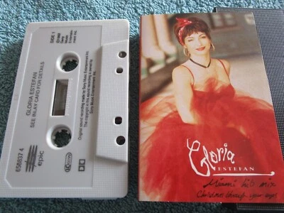 Gloria Estefan Miami Hit Mix / Christmas Through Your Eyes Tape Cassette Single - Image 1 of 4