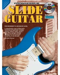 Learn How To Play Guitar Slide Guitar Technique TAB Teach Yourself Book CD -- N4 - Picture 1 of 2