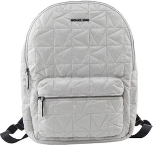 NWB Michael Kors Winnie Large Nylon Backpack Aluminum Gray 35T0UW4B7C Dust Bag Y - Picture 1 of 12