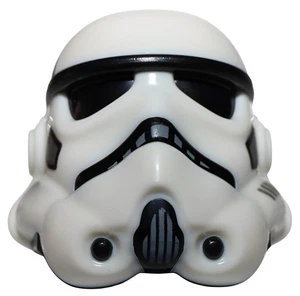 LEGO Star Wars Imperial Stormtrooper Minifigura Negra Casco Doble Moldeado - Imagen 1 de 3