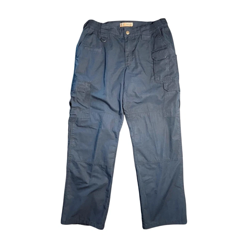 Pantalones tácticos 5.11 para mujer talla 12 azul marino pantalones cargo bolsillos Ripstop 64360 Foto 1 de 4