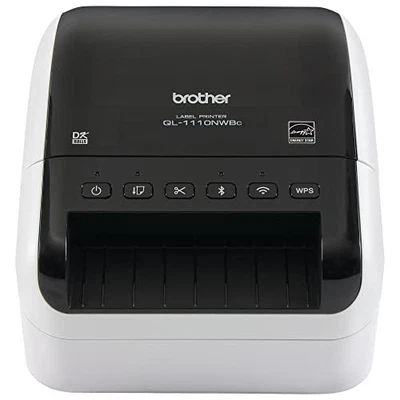 Brother QL-1110NWBC Desktop Direct Thermal Printer - Monochrome - Label Print - - Image 1 of 4