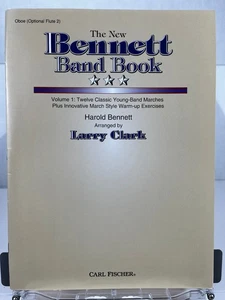 Harold Bennett Sheet Music New Bennett Band Book Vol 1 Marches Oboe Flute 2 - Picture 1 of 5