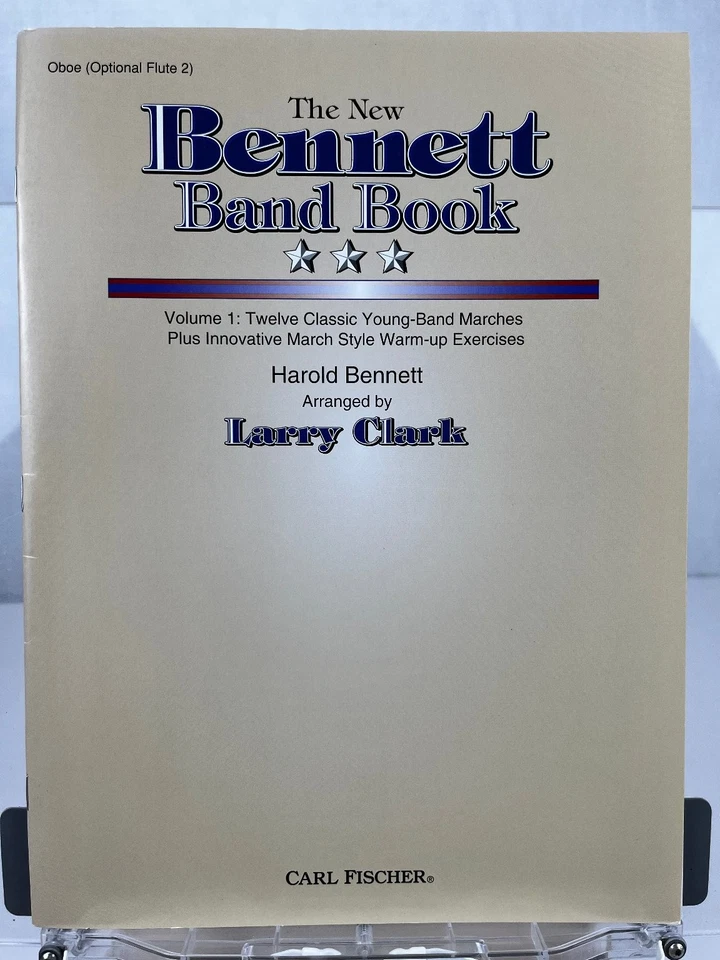 Harold Bennett Sheet Music New Bennett Band Book Vol 1 Marches Oboe Flute 2 - Image 1 of 4