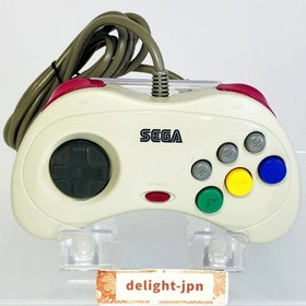 Sega Saturn Official Controller White HSS-0101 Authentic Original Game Pad