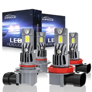 For Honda Accord DX Sedan 4-Door 2.3L 2.4L 2013-2015 LED Headlight Beam Bulbs 4X - Picture 1 of 21