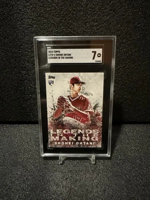 2018 Topps - Legends in the Making Series 2 Shohei Ohtani #LITM-2 (RC) SGC 7 Foto 1 de 4
