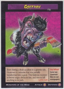 Goatman (Mythical Mad Scientist Beast) Weird & Wild Creatures TCG Trading Card - Picture 1 of 1