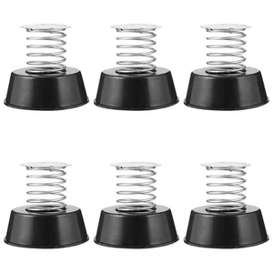  6 Stück Ornament Feder Basis Wackelkopf für KFZ Armaturenbrett Federn Fahrrad - Bild 1 von 12