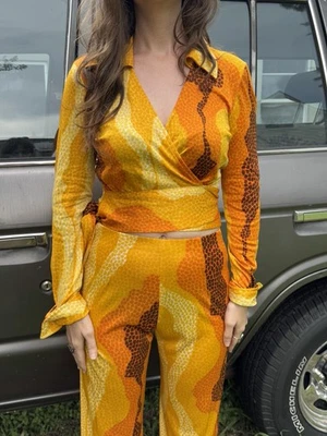 Rare 1970s Diane Von Furstenberg 2-piece Set - Image 1 of 4