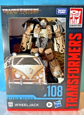 Transformers Studio Series Rise of the Beasts Wheeljack 108 VW Bus VOLKSWAGEN - Image 1 of 4