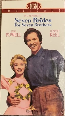 RARE Wrapped Sealed Seven Brides For Seven Brothers VHS Movie Tape MGM BRAND NEW - Image 1 of 4