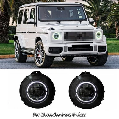For G63 G500 G550 W463 2007-2018 Facelift Upgrade Headlight Assembly Set W464 - Imagem 1 de 4