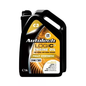 AutoTech LOGIC3 5W-30 Fully Synthetic Engine Oil, High Performance - 3L - Picture 1 of 1