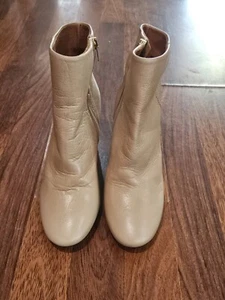 Topshop Ankle Boots Nude Color US 7 EU 38 Made In Spain - Picture 1 of 22