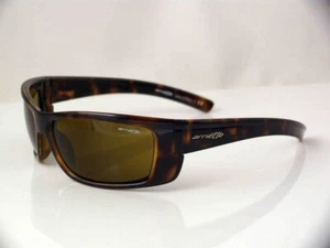 ARNETTE VINTAGE SLAMMER UNISEX SUNGLASSES BROWN HAVANA FR BROWN LENSES NEW RARE - Picture 1 of 7