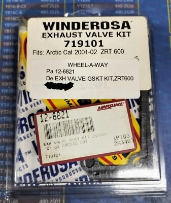 ARCTIC CAT WINDEROSA EXHAUST VALVE GASKET SET ZRT 600 TRIPLE 2001-2002 - Image 1 of 3