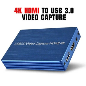 Boîtier enregistrement USB 3.0 4K HDMI Carte de capture vidéo HD Enregistreur - Photo 1/9