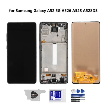 OLED Display fr Samsung Galaxy A52 5G A526 A52S A528DS LCD Touchscreen Digitizer - Bild 1 von 4