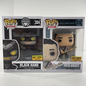 2 Stück Funko Pop Heroes Black Hand 384 & Fallout Boy 212 HOT TOPIC EXKLUSIV - Bild 1 von 4