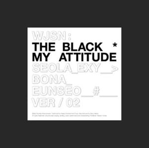 WJSN : THE BLACK 1st Single Album [My attitude] Ver/02 CD+P.Book+2p Card+Sticker - Imagen 1 de 7