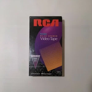 **NEW / SEALED** RCA T-120 6 Hours Hi-fi Stereo Blank Video VHS Tape - Picture 1 of 4