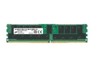 Micron 32GB 2Rx4 PC4-3200 RDIMM DDR4-25600R ECC REG Registered Server Memory RAM - Picture 1 of 1