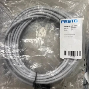 Câble de connexion Festo SIM-M12-4GD-5-PU neuf dans sa boîte marque livraison gratuite - Photo 1 sur 2