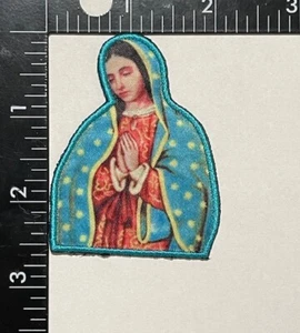 Virgin Mary Religious Symbol Iron On Clothing, Jacket, Or Art Patch - Picture 1 of 2