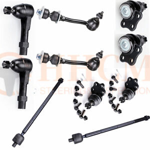 10PC Front Ball Joint Tie Rod End Sway Bar Link Set For Dodge Dakota Durango 2WD