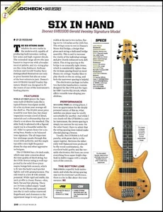 Bajo de 6 cuerdas Ibanez GVB1006 Gerald Veasley Signature artículo de revisión - Imagen 1 de 3