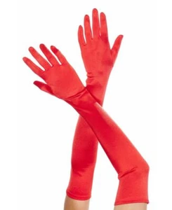 Brand New Opera Length Satin Gloves Music Legs 452 - Picture 1 of 8