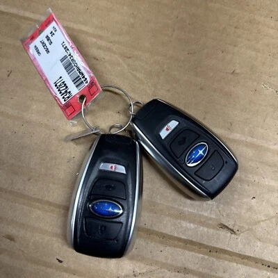 (2) ORIGINAL SUBARU 2023 2024 OEM SMART KEY LESS ENTRY REMOTE FOB Ascent Onyx - Image 1 of 4