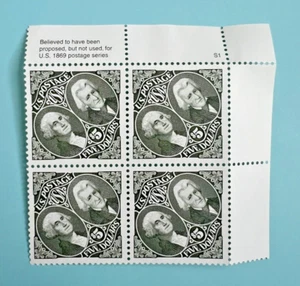 #2592 - $5 Stamps/PB4 Presidents George Washington & Andrew Jackson, 1994 FV$20 - Picture 1 of 2