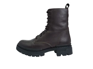 Steve Madden Women's Jamisyn Leather Boots, Brown, 8.5 Medium US - Picture 1 of 10