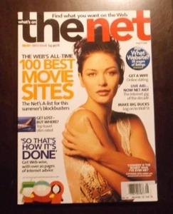 THE NET MAGAZINE AUGUST 1999 CATHERINE ZETA JONES EARLY COMPUTE INTERNET MAG NEW - Imagen 1 de 2