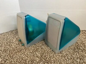 Vintage COZO iMac G3 Line Speakers Uchishiba Seisakusho Blueberry / Bondi 915603 - Picture 1 of 8